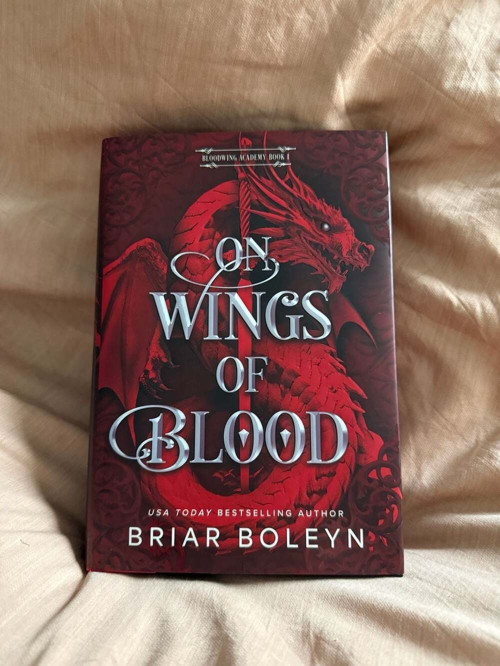 Briar Boleyn On Wings of Blood Bloodwing Academy Book 1 Hardcover
